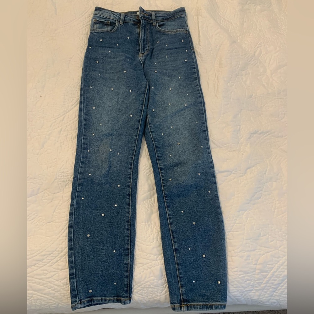 Stradivarius Jeans with rhinestones